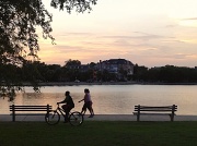 23rd Jul 2012 - Colonial Lake is one of the most popular places in Charleston to walk at sunset.
