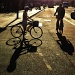 Cyclists & Shadows by andycoleborn