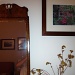 View of the mirror in front of my desk and one of my framed photographs in my study, near midnight, July 27, 2012 by congaree