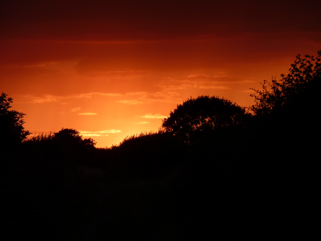 Sunset over Trimley by lellie