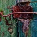 rust and cobwebs and peeling paint by jantan