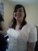 5th Aug 2012 - Kathryn  on her wedding day