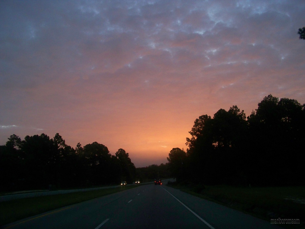 Sunrise on eastbound Highway 76/378... by marlboromaam