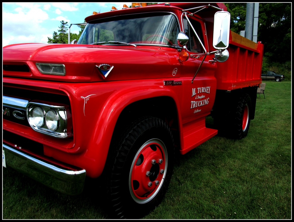 red truck by summerfield