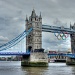 Olympic rings on Tower Bridge by boxplayer