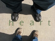 10th Mar 2012 - We have a heart on for each other