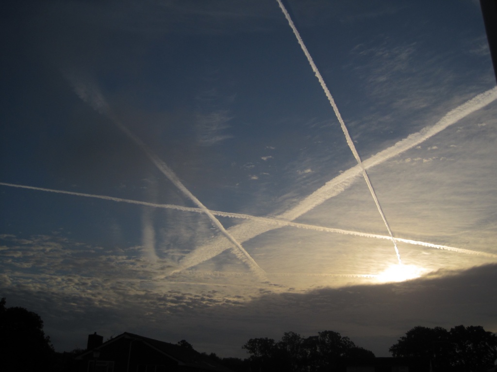 a busy sky this morning by quietpurplehaze