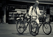14th Aug 2012 - Man with Two Bikes