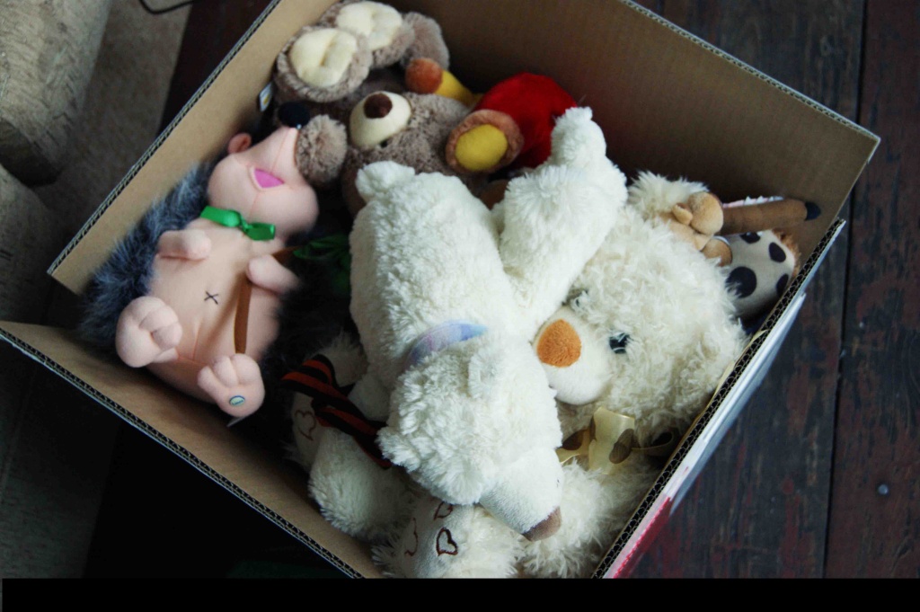 the childhood ended - toys in a box by inspirare