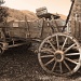 wagon in sepia by dmdfday
