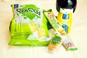 21st Aug 2012 - Secret Santa brought Japanese snacks!