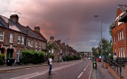 21st Aug 2012 - Scary orange sky rainbow combo