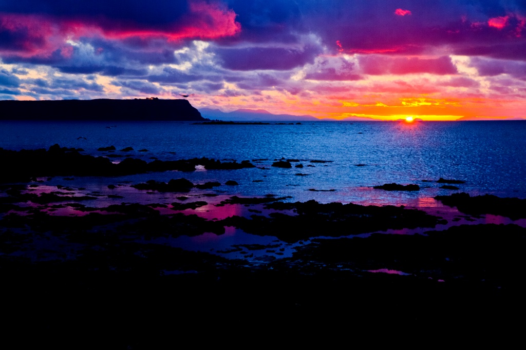 Sunset over Plimmerton  by helenw2