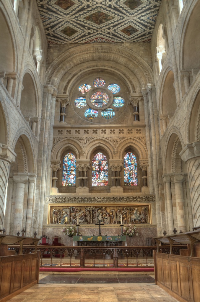 Waltham Abbey church nave by dulciknit