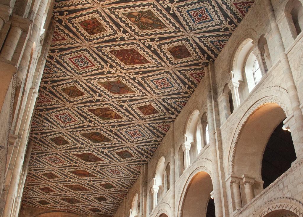 Waltham Abbey church ceiling by dulciknit