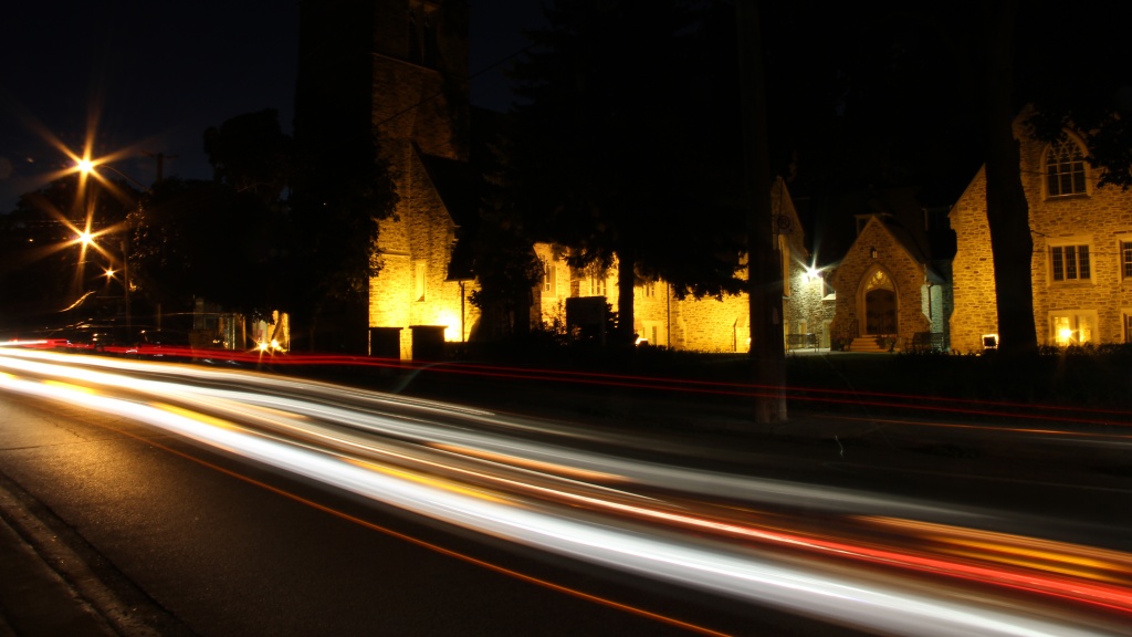 Kingsway Lambton Church at Night by northy