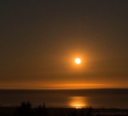 30th Aug 2012 - Moon Set Over the Ocean