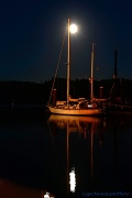 31st Aug 2012 - Sailboat Resting in the Moonlight