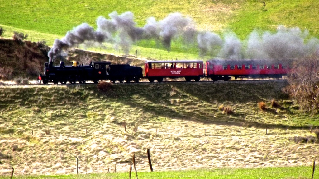 Steam train to Waitara by maggiemae