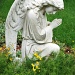 Angel statue in prayer @ St. Mary's College by ggshearron