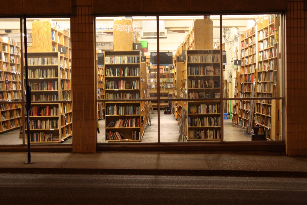 Powell's at night by aecasey
