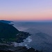 Pink Dawn Sky Looking South from Cape Perpetua by jgpittenger