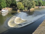 4th Sep 2012 - Day 2: Green - The Weir, Pulteney Bridge, Bath