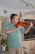 3rd Sep 2012 - Eric tries the Violin