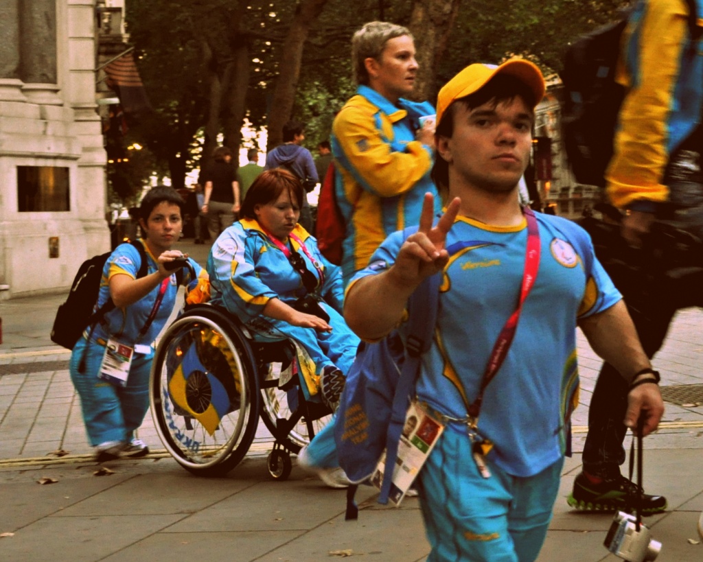 Ukrainian Paralympians by andycoleborn