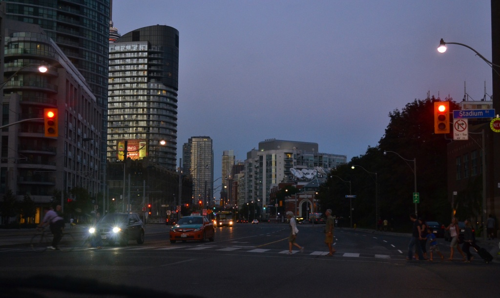 toronto at dusk by summerfield