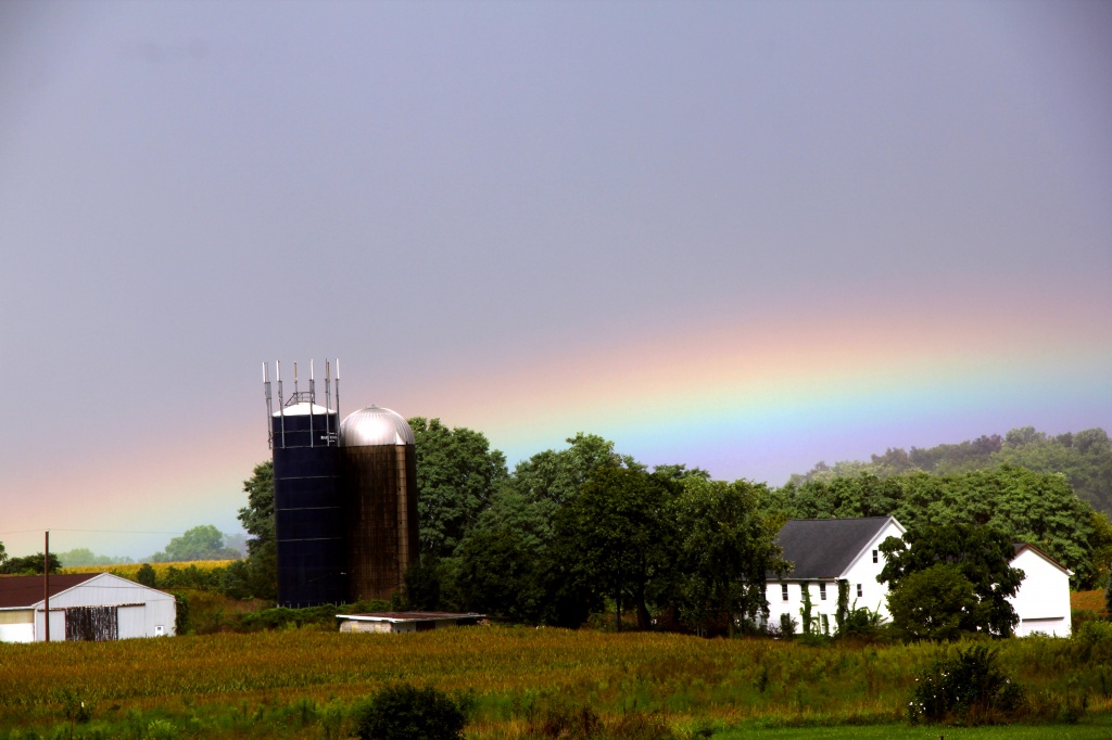 Rainbow in Lancaster by hjbenson