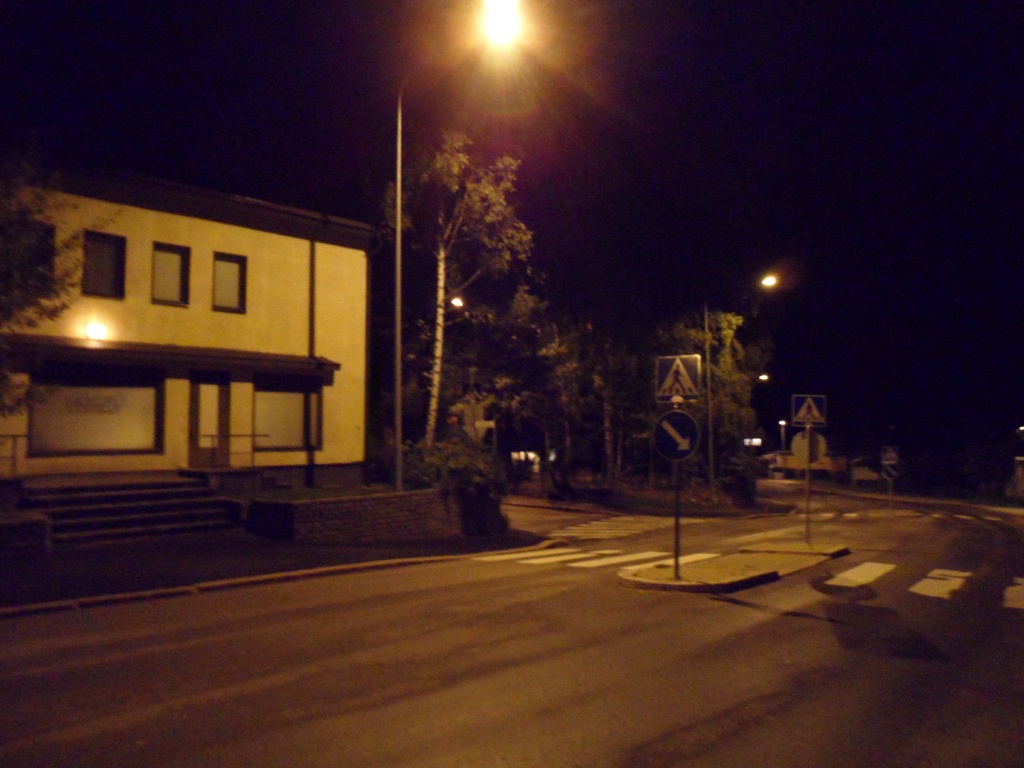 Street light at night by tiss