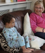 22nd Aug 2012 - Watching Peppa with Granny