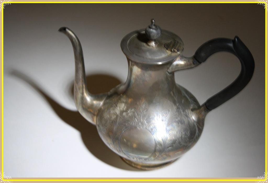 1950 silver teapot by bruni