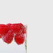 20th Sep 2012 - raspberries, bubbles, negative space and breaking the rules