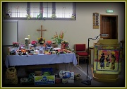 23rd Sep 2012 - Harvest table and banner