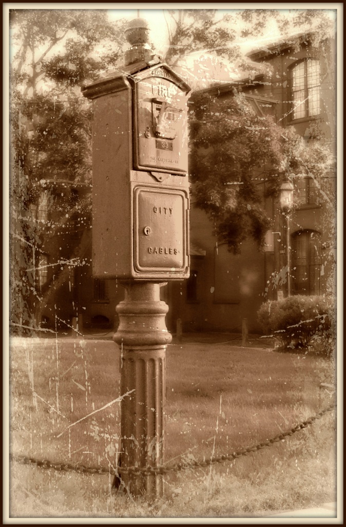 Gamewell Fire Alarm Box circa 1890 by glimpses