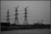 14th Sep 2012 - power lines - inspired by margaret bourke-white's "oil rigs"