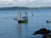 5th Sep 2012 - green boat Kingsand