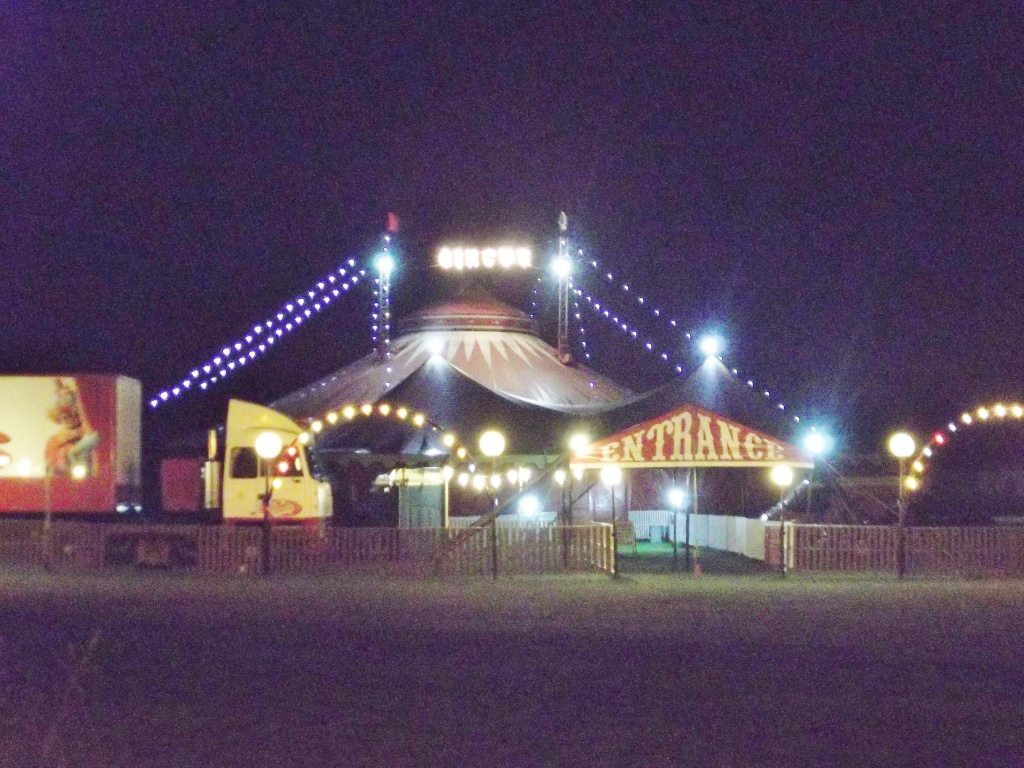 Circus at night. by plainjaneandnononsense