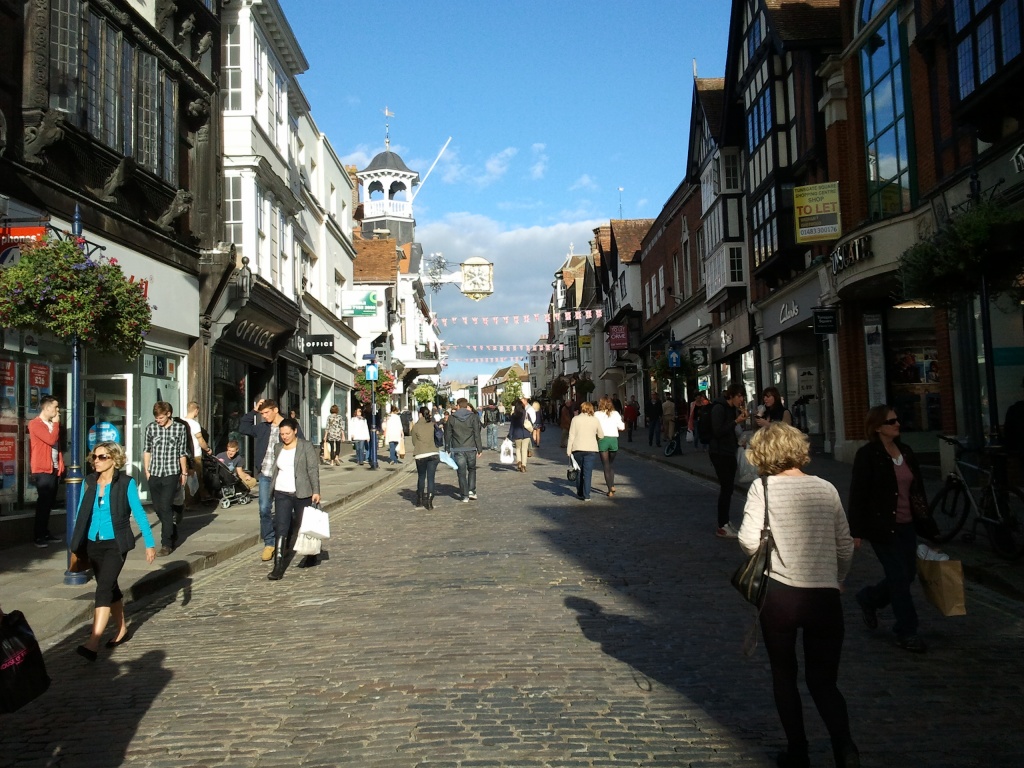 Guildford  High Street by clairecrossley