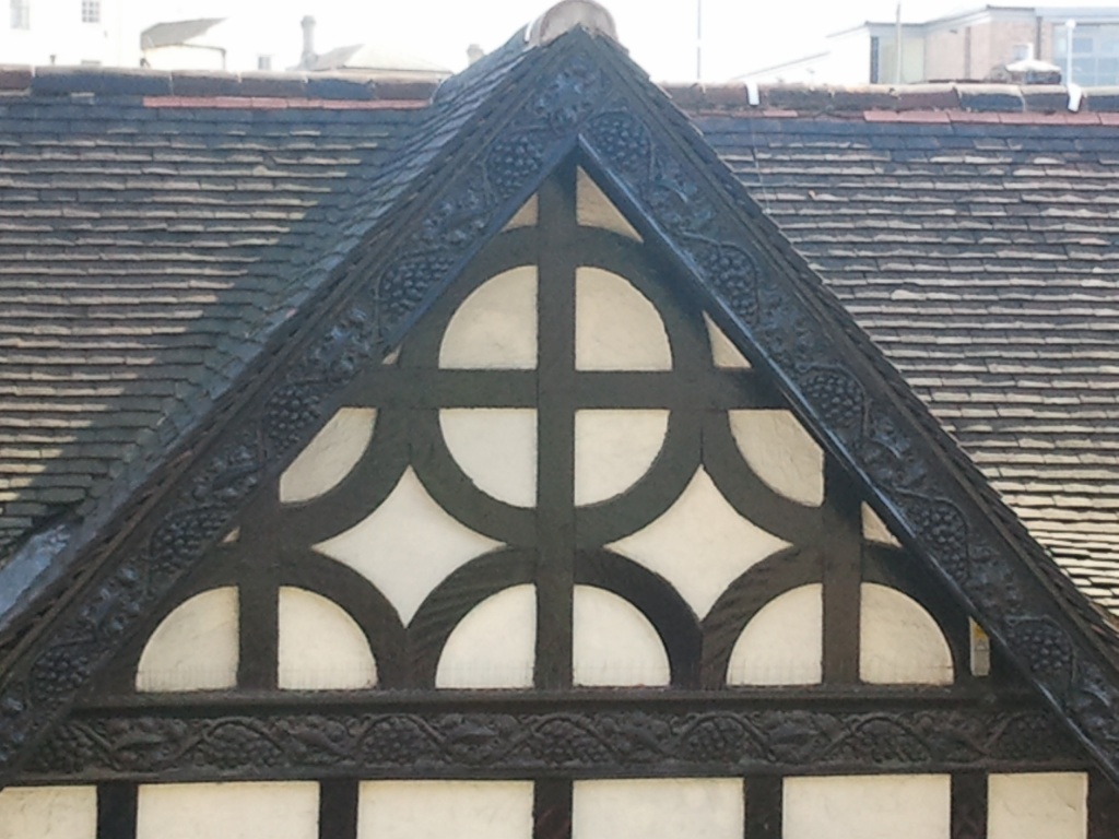 Carved eave Mansfield by clairecrossley