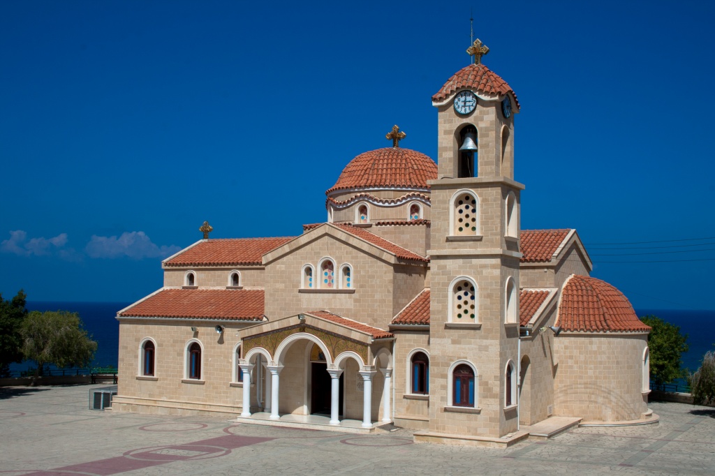 Church of Ss Rafael, Nikolaos and Eirini, Pomos by peadar