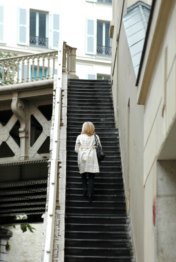 Climbing the stairs by parisouailleurs