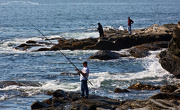 5th Oct 2012 - Fishing Off Beavertail