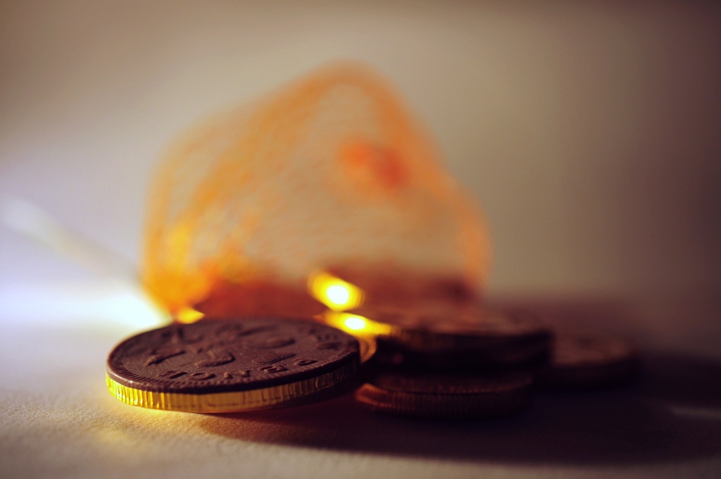 84p - Chocolate Coins. by naomi