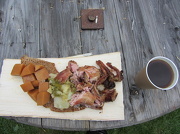 20th Aug 2012 - Food on a wooden shingle IMG_2261