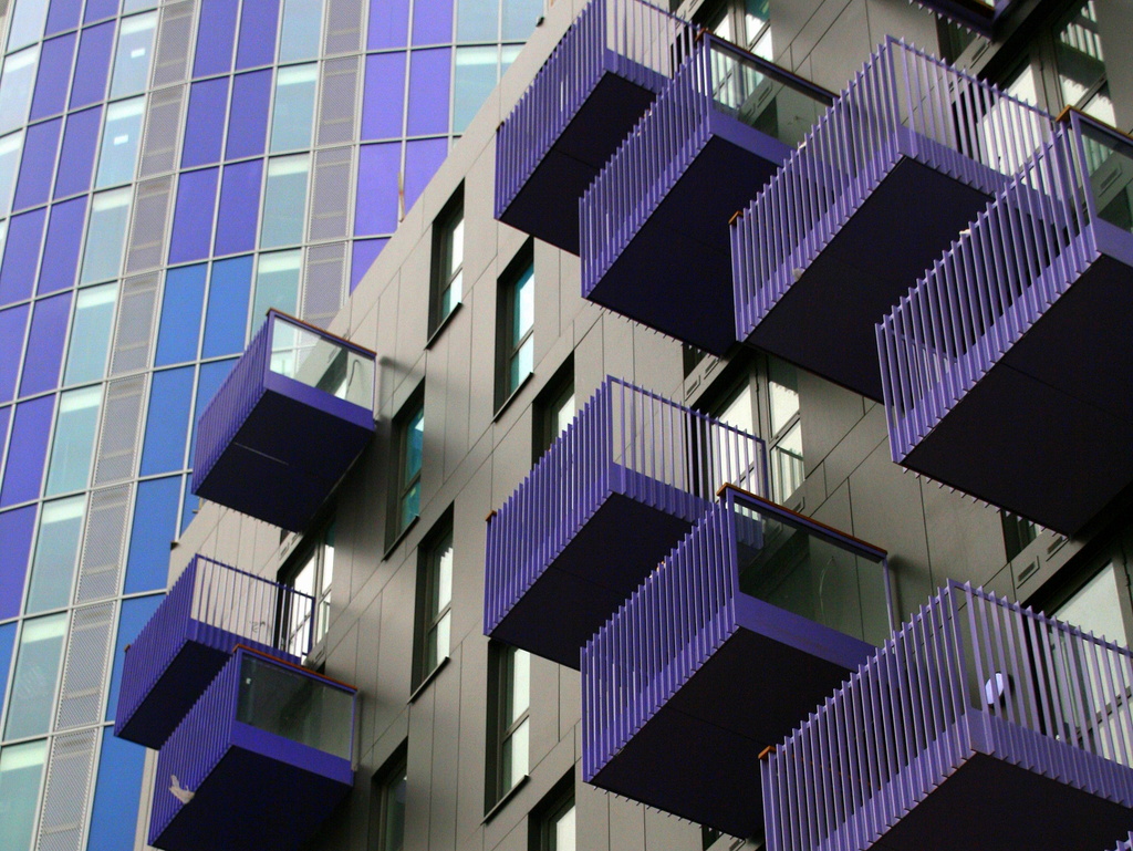 Purple balconies by boxplayer