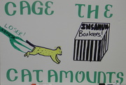 10th Oct 2012 - Cage the Catamounts Poster 10.10.12