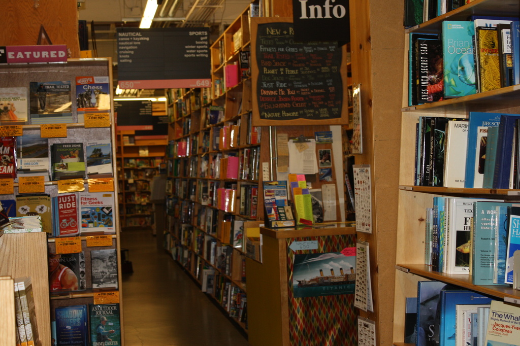 Rainy day at Powell's by aecasey